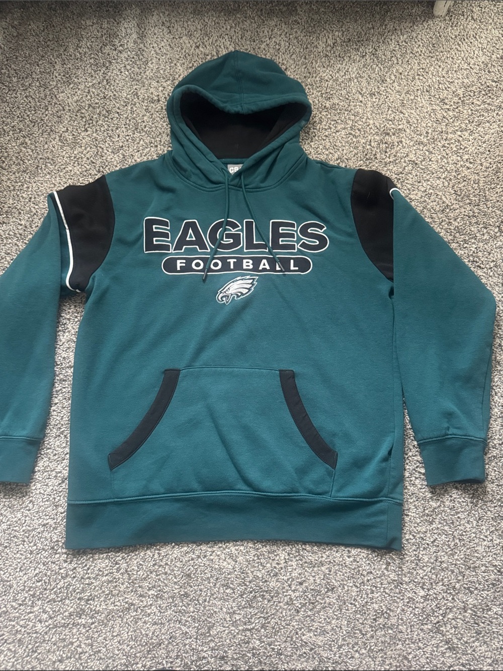 Philadelphia Eagles Men's Teal Pullover Hoodie